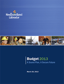 Budget 2013 Cover