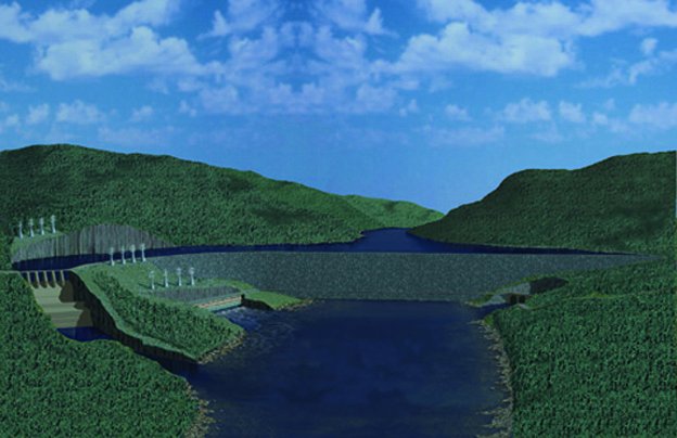 Gull Island development - Artist's rendition