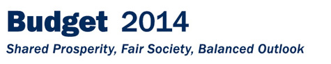 Budget 2014 - Shared Prosperity, Fair Society, Balanced Outlook